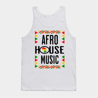 AFRO HOUSE  - Continent Culture (black print) Tank Top